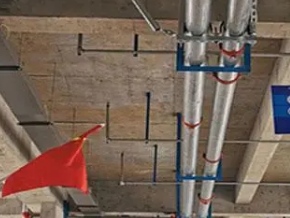 蓬莱管廊支架的安装方法